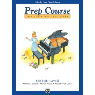 หนังสือเรียนเปียโน Alfred's Basic Piano Prep Course: Solo Book