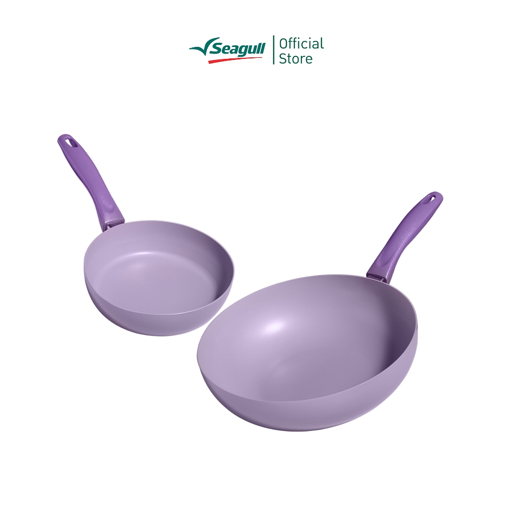 ชุดเครื่องครัวนอนสติ๊ก ดีไอวาย ลาเวนเดอร์ (2 ชิ้น)