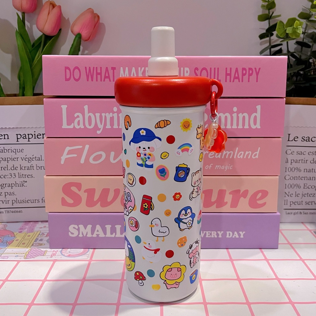 กระบอกน้ำ แก้วน้ำเก็บอุณหภูมิ 600ml. Sus 316