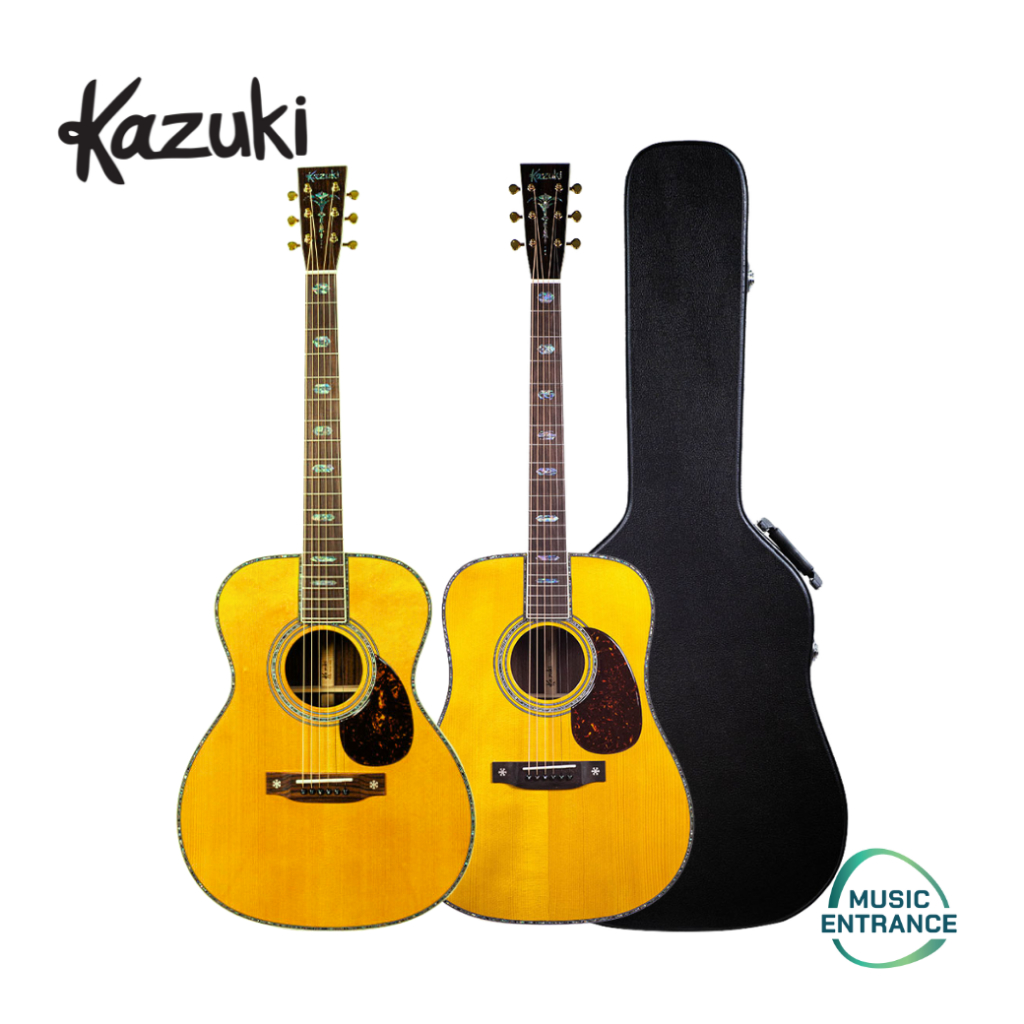 Kazuki Heritage Collection KD-41 KOM41 Histrolic Inspried กีตาร์โปร่ง Kazuki All Solid KD41 Kazuki KOM41 ฟรี Hardcase