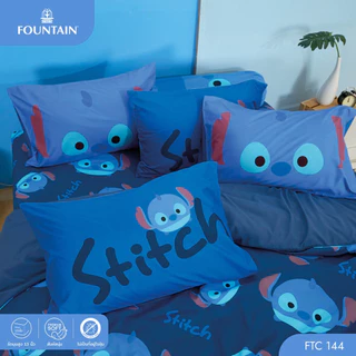 Fountain FTC144 การ์ตูน Tsum Tsum ลิขสิทธิ์แท้ Disney สัมผัสนุ่มลื่น ชุดเครื่องนอนฟาวน์เทน ผ้าปูที่นอน ผ้านวม