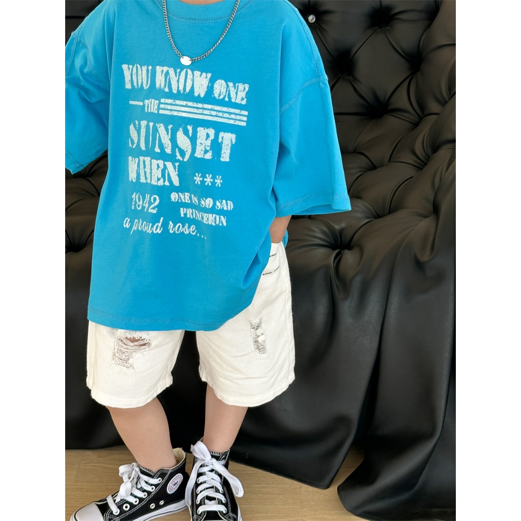 🛒พร้อมส่ง ☑️เสื้อยืดเด็ก **งานลดราคา
