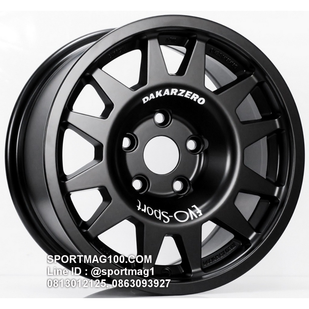 ล้อแม็กซ์ Kspeed EVO Cross 2501 ขอบ15นิ้ว 5รู114.3 สีดำด้าน กว้าง7.5นิ้ว Offset15 [22272]