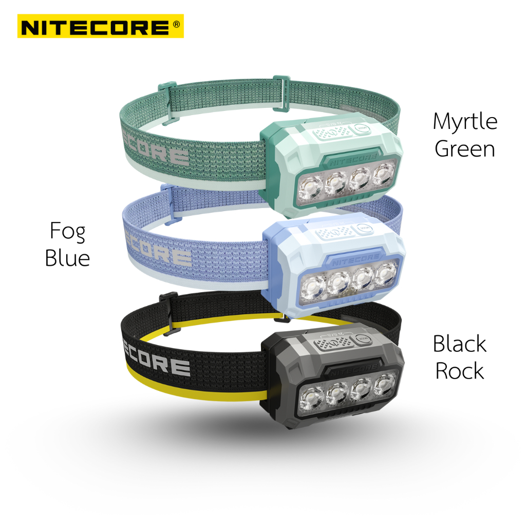 NEW! ไฟฉายคาดหัว NITECORE HA23 UHE 2025 ความสว่าง 600 Lumens ระยะแสงสูงสุด 132 เมตร น้ำหนัก 56 กรัม
