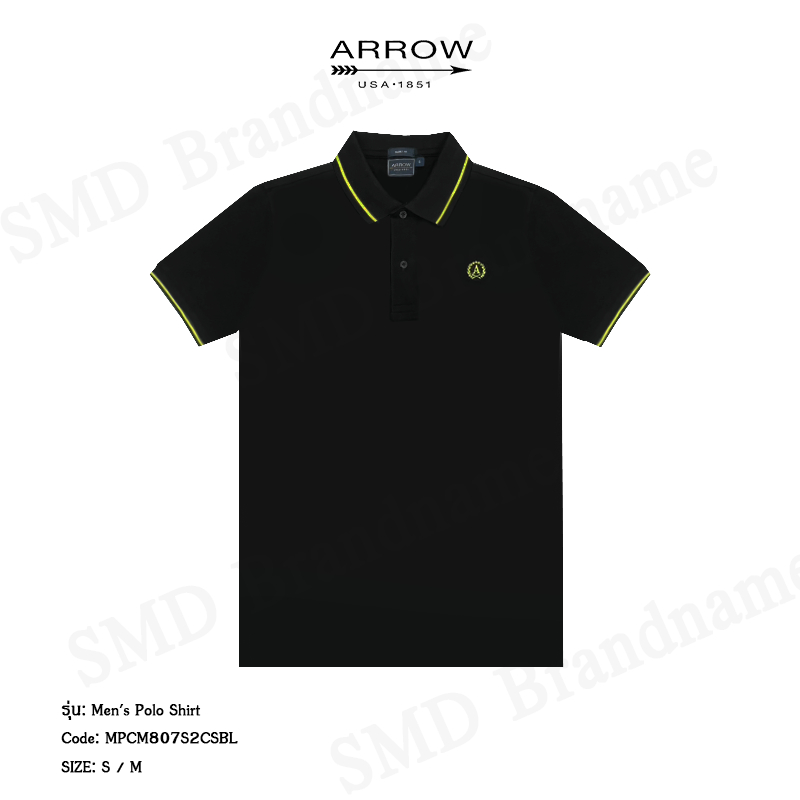 Arrow เสื้อโปโล รุ่น Men's Polo Shirt Code: MPCM807S2CSBL