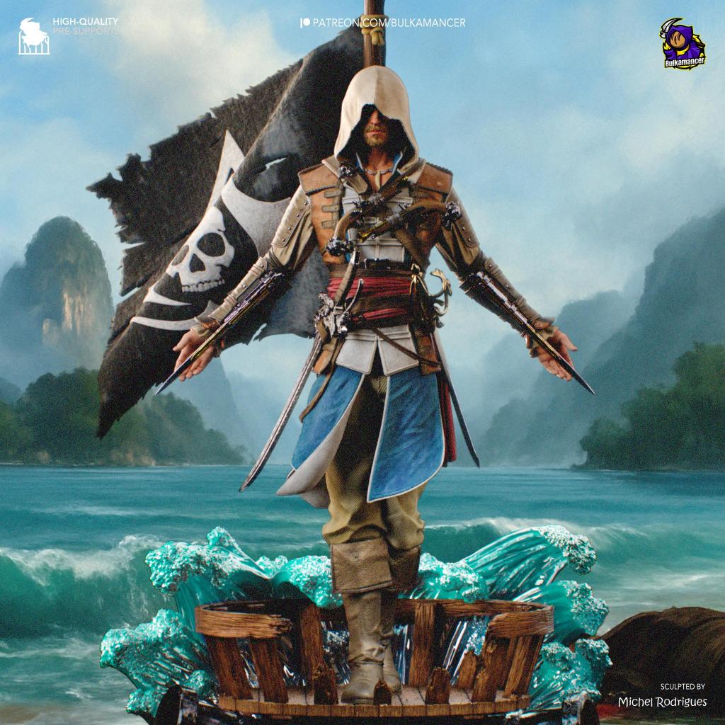 Edward Kenway - Assassin's Creed Black Flag (1/8 Figure ไม่ทำสี)