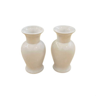 แจกันมินิมอล แจกันเซรามิคขาวมุข ขนาด 5.5 นิ้ว เกรดAA (รับประ…