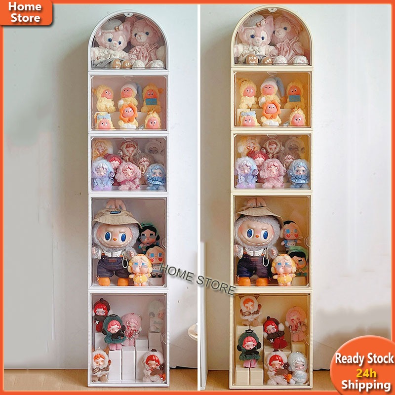 ชั้นวางโมเดล DIY ตู้โมเดล ตู้โชว์ตุ๊กตา ของสะสม ประกอบง่าย