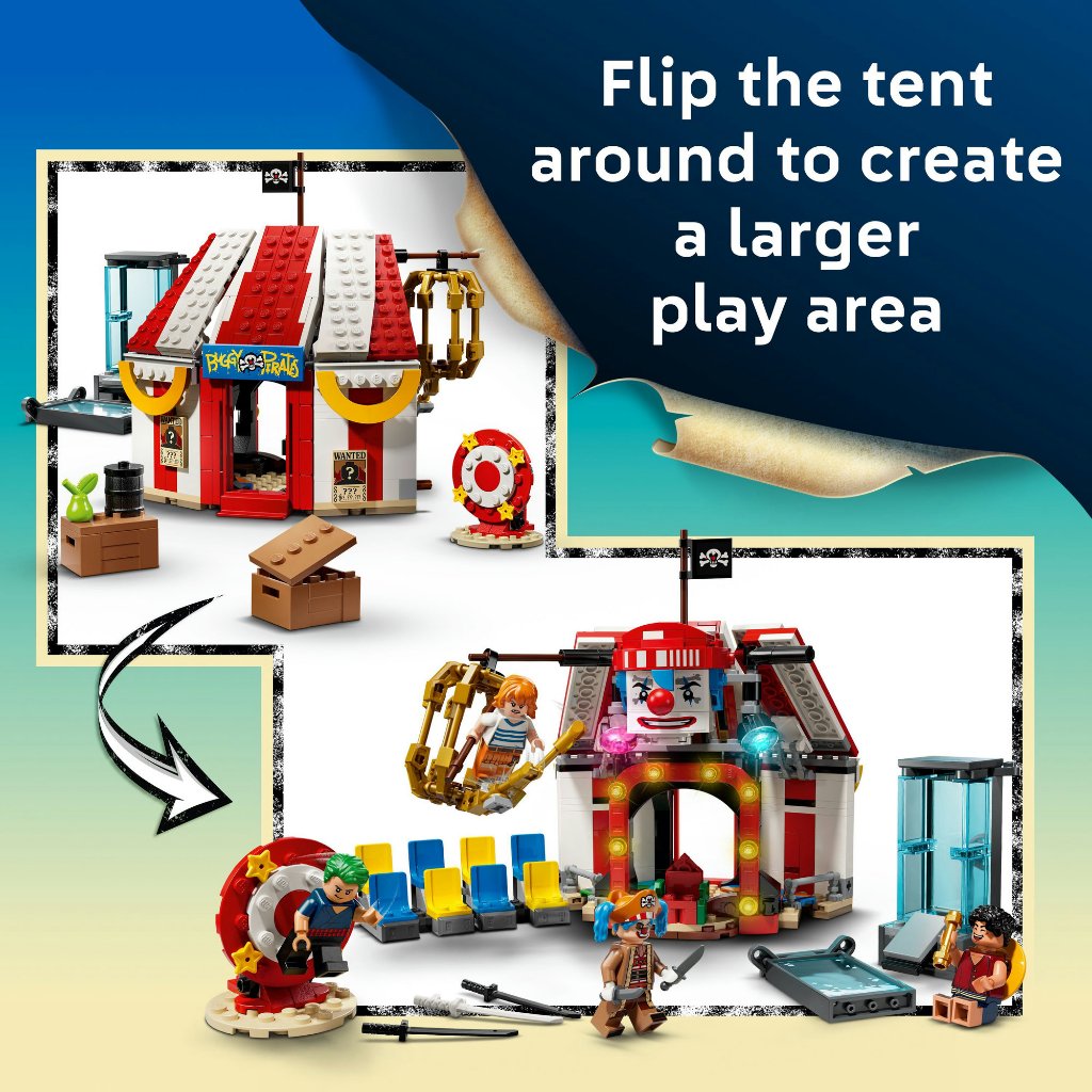 LEGO ONE PIECE 75637 Buggy the Clown's Circus Tent (573pcs.), Building Blocks, Kids Toy - รูปที่ 4