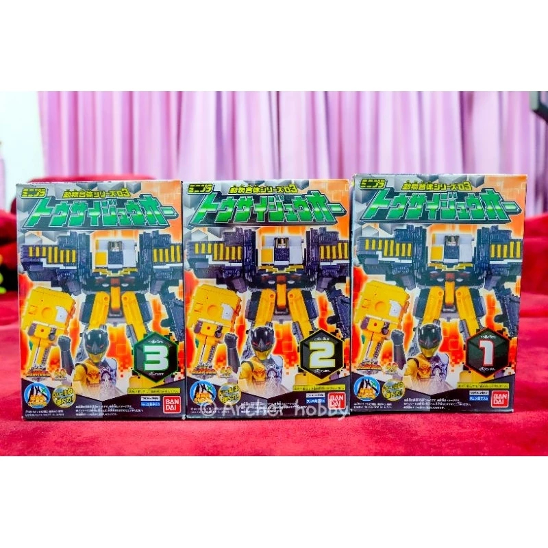 Minipla Tousai Zyuoh 03 Zyuohger ขบวนการจูโอเจอร์ (1 ชุด 6 กล่อง) มือ1 แท้ (พร้อมส่ง) Candy toy