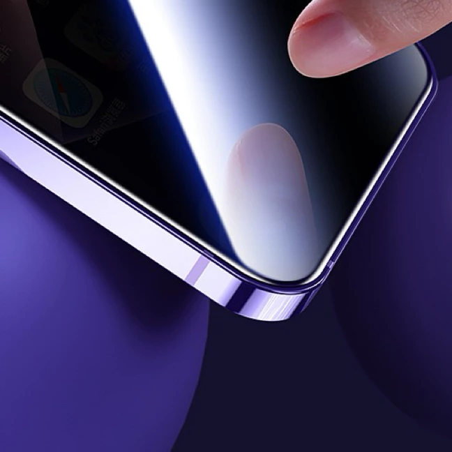 KONG ฟิล์มกระจกเต็มจอ สำหรับ iPhone กันมองกันเสือก PVT รุ่น 17Air/17 Pro Max/11/16E/16/15/14/13/12/7 8 Plus X XR XS Max thumbnail 8