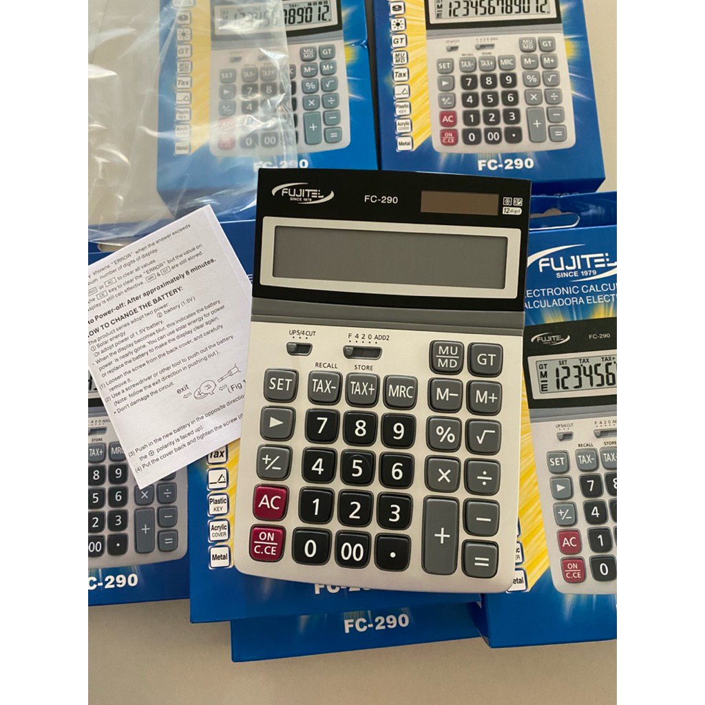 🌟ถูกสุด‼️เครื่องคิดเลข FUJITEL FC-290พร้อมส่ง🚗