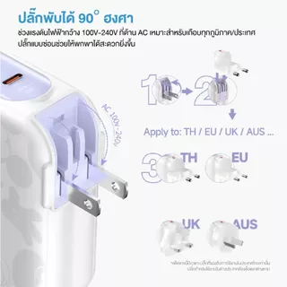 Mickey Mouse Powerbank Disney 10000mAh และ 15000mAh Fast Charging PD20W ประกัน 2 ปี