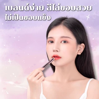 ฝาปิดในตัว กันฝุ่น พกพาง่าย แปรงทาลิปสติก แปรงทาปาก แปรงคอนซีลเลอร์ แปรงแต่งหน้า แปรงลิป แปรงพกพา ขนนุ่ม