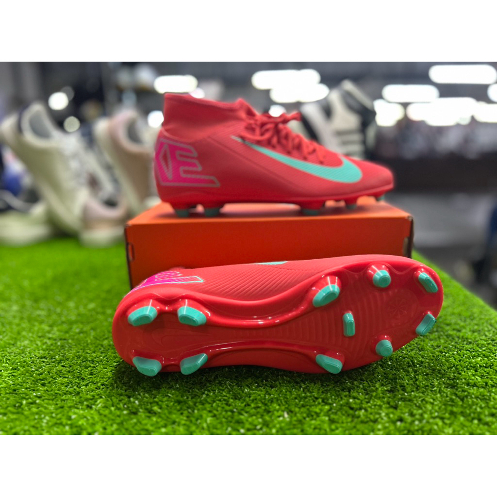 {รับประกันสินค้าของแท้100%} Nike Mercurial Superfly 10 Club FG/MG (Embor Glow) รองเท้าฟุตบอลสตั๊ด