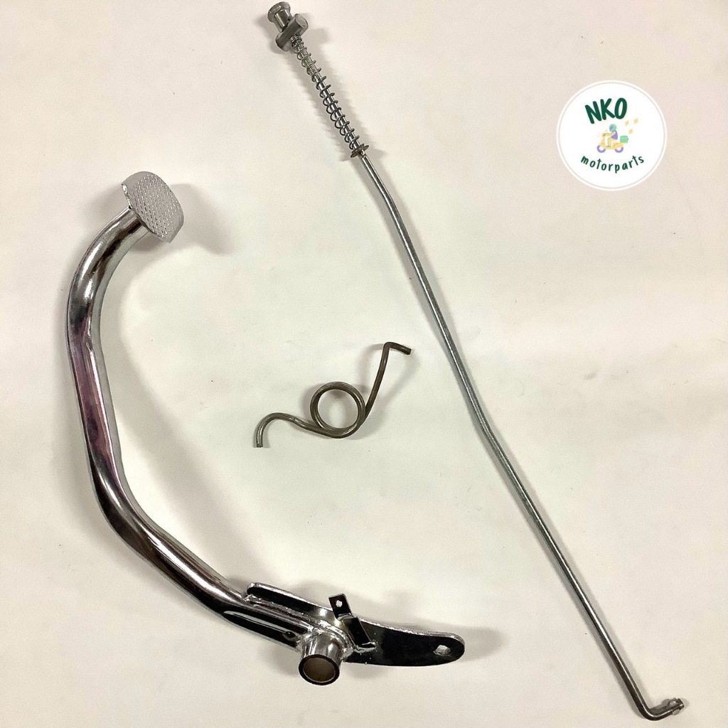 [ส่งฟรี-ส่งไว] คันเบรค เดิม RC80, RC100 ขาเหยียบเบรกหลัง+สปริง+สายเบรคหลัง อย่างหนา ชุบโครเมียม SUZUKI อาซี