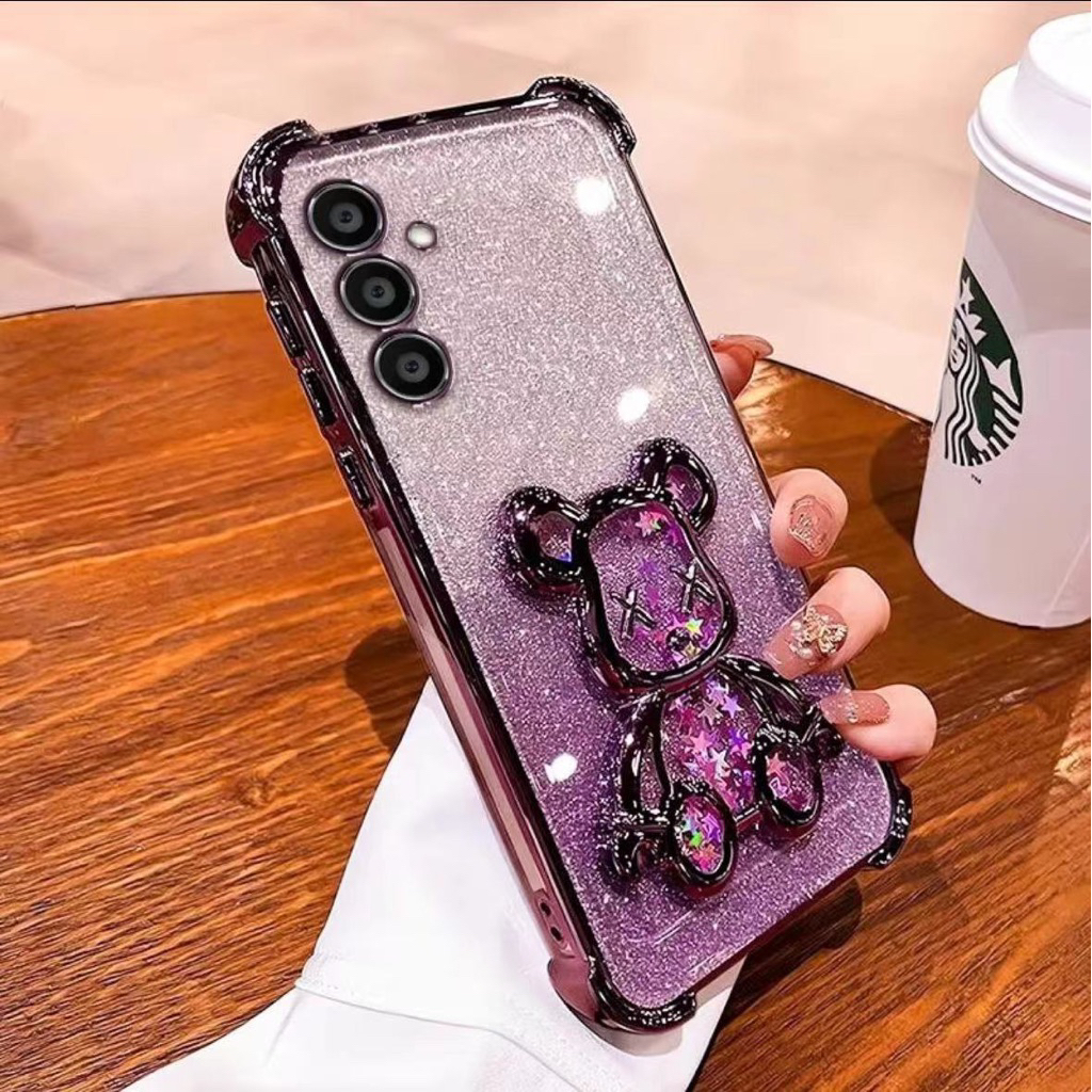 เคส กันกระแทกมุม ลายหมีตู้น้ำสำหรับรุ่น Samsung A17 A07 A16 A55 A36 A56 A03S A02S S24ultra A12 – โปรปัง