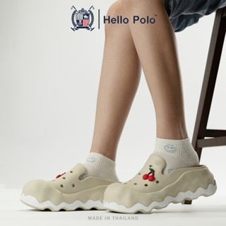 Hello Polo รองเท้าแตะ ทรงมินิมอล รองเท้าแฟชั่น แบบสวม สำหรับ…