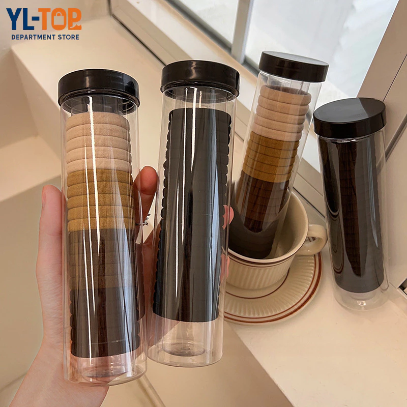 ยางรัดผม (20เส้น/กล่อง) - ยืดหยุ่นสูง ไร้รอยต่อ/หนังยาง พร้อมส่งจากไทย G3296