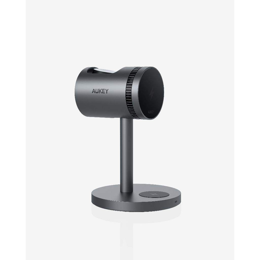 AUKEY MagFusion 3-in-1 แท่นชาร์จไร้สาย Qi2 รุ่นใหม่ล่าสุด สำหรับ iPhone มีระบบระบายความร้อน
