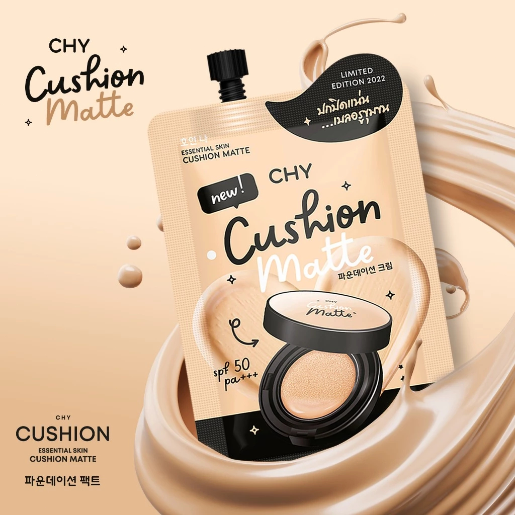 CHY Cushion Matte คุชชั่นchyแมทท์ แบบซอง  ( 1 ซอง 7 กรัม )