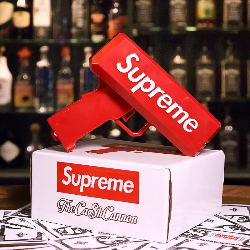 ปืนยิงเงิน 🔫🔫ปืนยิงแบงค์ ปืนsupreme ปืนยิงธนบัตรพร้อมธนบัตร พร้อมกล่อง  🚚 🇹🇭