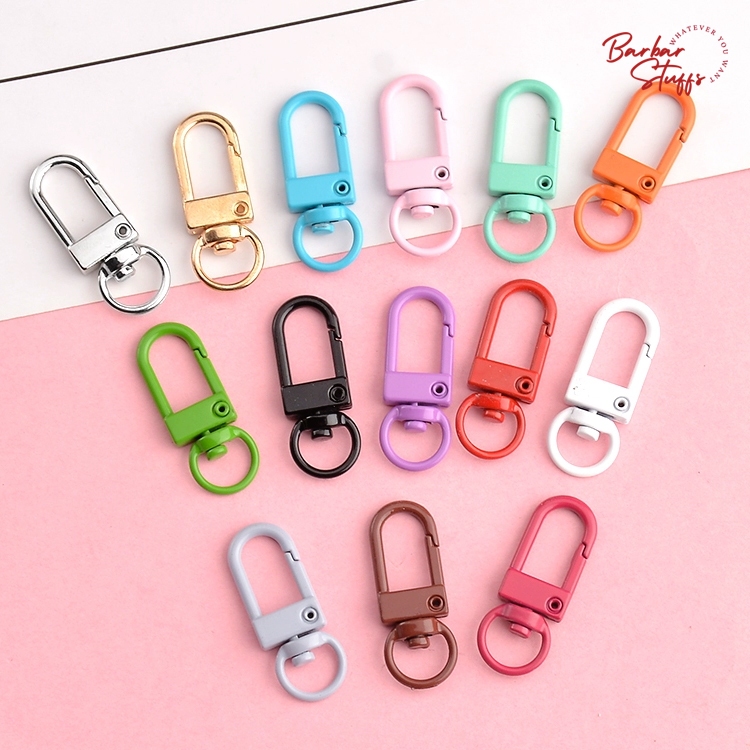 🌈พร้อมส่งในไทย!!🌈 ตะขอตัว U ตะขอก้ามปู ห่วงตัว U ห่วงล็อค อะไหล่พวงกุญแจ งาน D.I.Y - รูปที่ 3