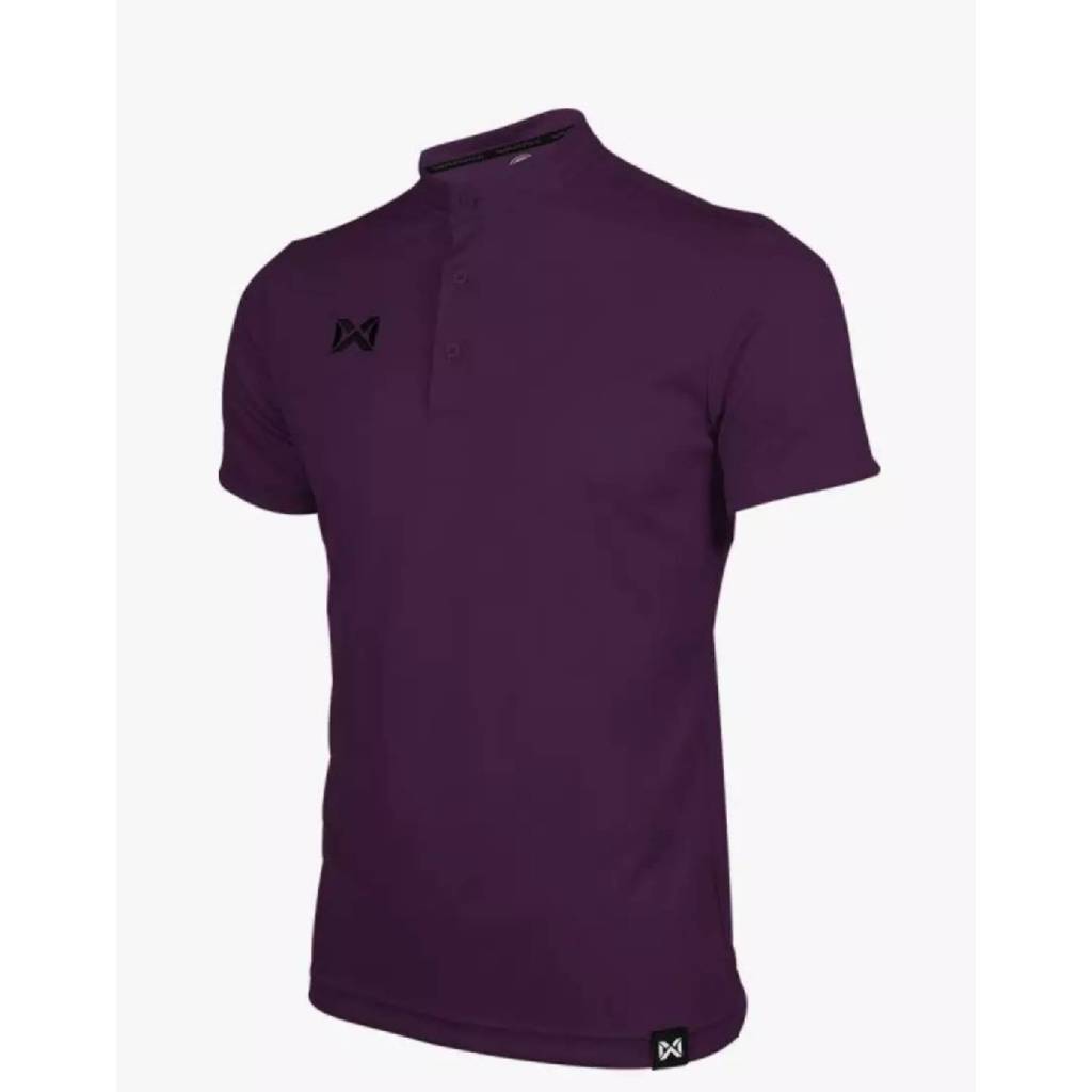 เสื้อโปโลคอจีน WARRIX WA-3329  คอกลมมีกระดุม ของแท้100% เสื้อกีฬาชาย