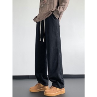 กางเกงยีนส์ผู้ชายเอวสูงผ้าหนาแฟชั่นทรงขากระบอกใส่สบาย รุ่นNZ…