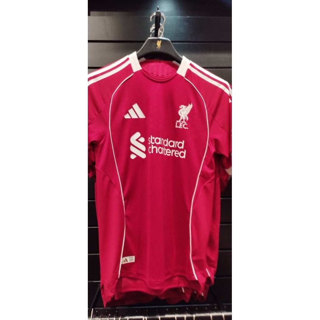 เสื้อฟุตบอล ลิเวอร์พูล แขนสั้น เกรด Player Adidas Liverpool Home 2025/26 ของแท้ มือ1 ป้ายไทย