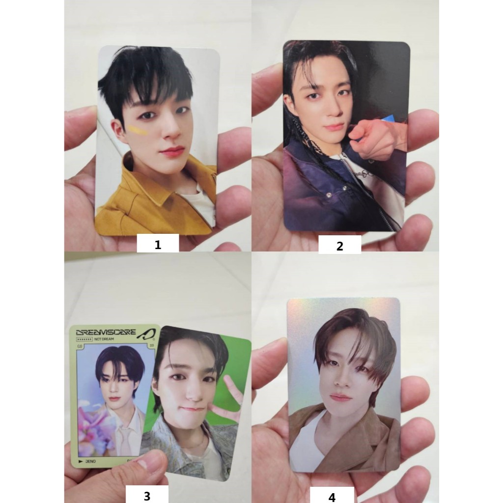 การ์ด NCT DREAM เจโน่ JENO การ์ดสามารถขอดูรูปเพิ่มเติมได้