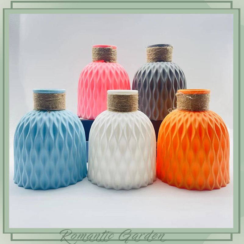 กระถางพลาสติกเกรดพรีเมียมสำหรับดอกไม้เทียม ตกแต่งสวนแนวตั้ง/ระเบียงคาเฟ่/ห้องนั่งเล่น ทนฝน-ทนแดด ดูแลง่ายสุด