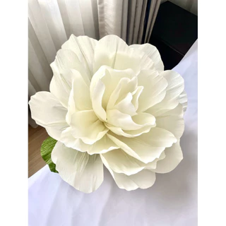 ดอกมะลิซ้อนยักษ์ วันแม่ jasmine flower ดอก40,60 ยาว ~ 80ซม ดอกไม้ยักษ์, Giant flower, ของขวัญ พร็อพถ่ายรูป paper flower