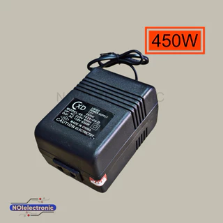 ADAPTOR หม้อแปลงไฟฟ้า AC 220V เป็น 110V 450W ใช้สำหรับเครื่องใช้ไฟฟ้าประเทศญี่ปุ่น สหรัฐอเมริกา อื่นๆ#หม้อแปลงไฟ