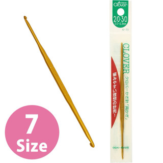 Clover Double Crochet Hook เข็มโครเชต์ 2 หัว ด้ามทอง ญี่ปุ่น…