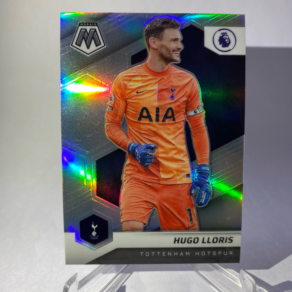 การ์ดนักฟุตบอลสำหรับสะสม HUGO LLORIS, TOTTENHAM HOTSPUR, (PRIZM), PANINI MOSAIC 2022