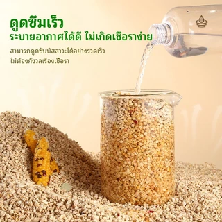 【hamstertravel】รองกรงซังข้าวโพด 1kg สำหรับหนูแฮมสเตอร์ เม็ดธรรมชาติ ดูดซับดี ลดกลิ่นอับ ปลอดภัยต่อสัตว์เลี้ยง