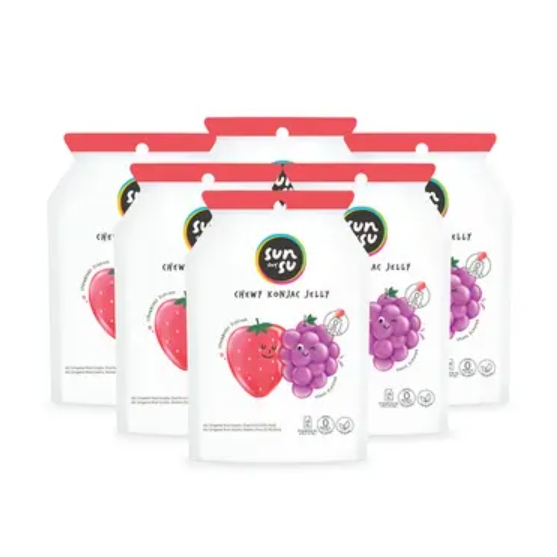 ซันซุเยลลี่องุ่น&สตอเบอรี่96กX6