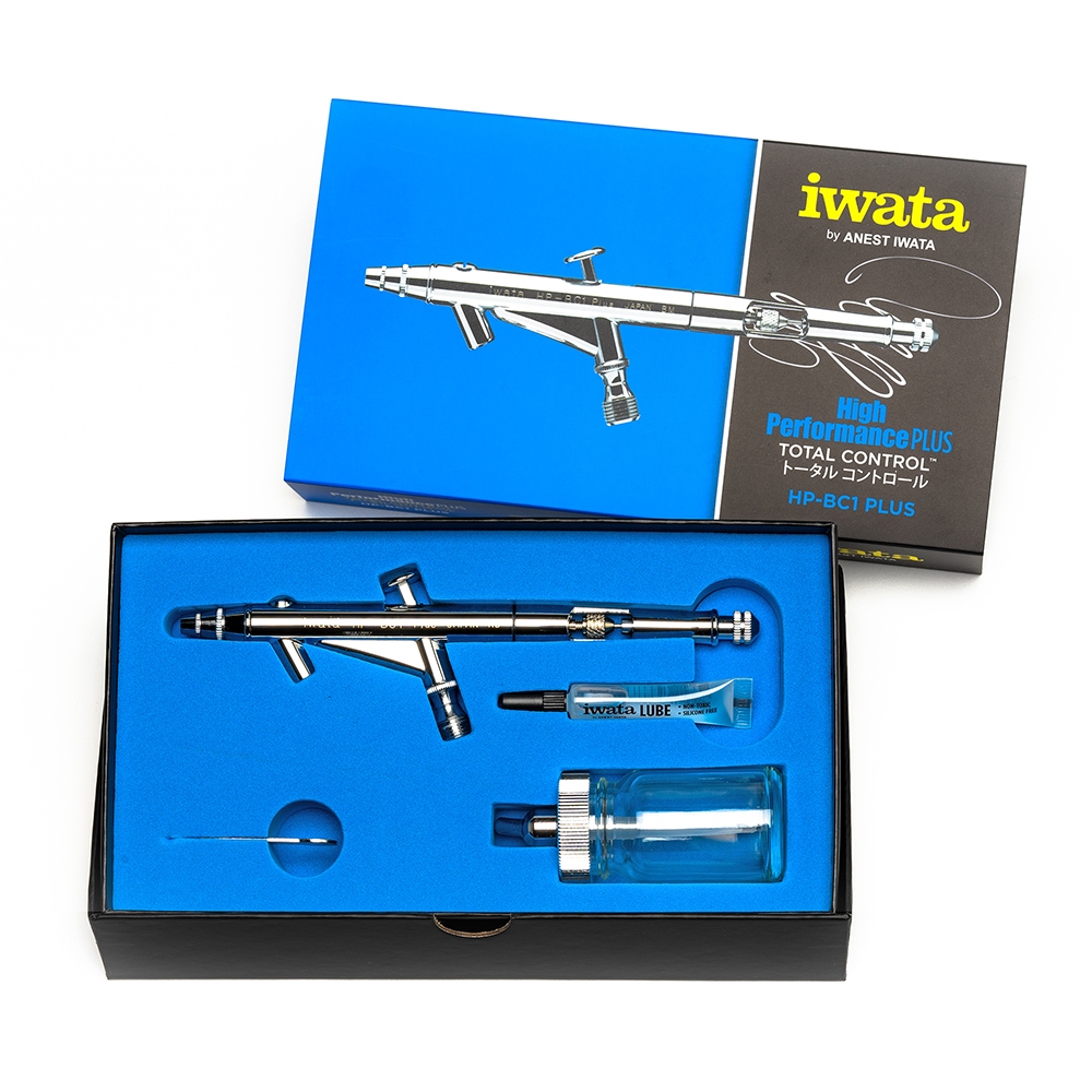 ANEST IWATA H5001 Iwata High Performance HP-BC1 Plus Siphon Feed Dual Action Airbrush ประกัน 5 ปี/เค