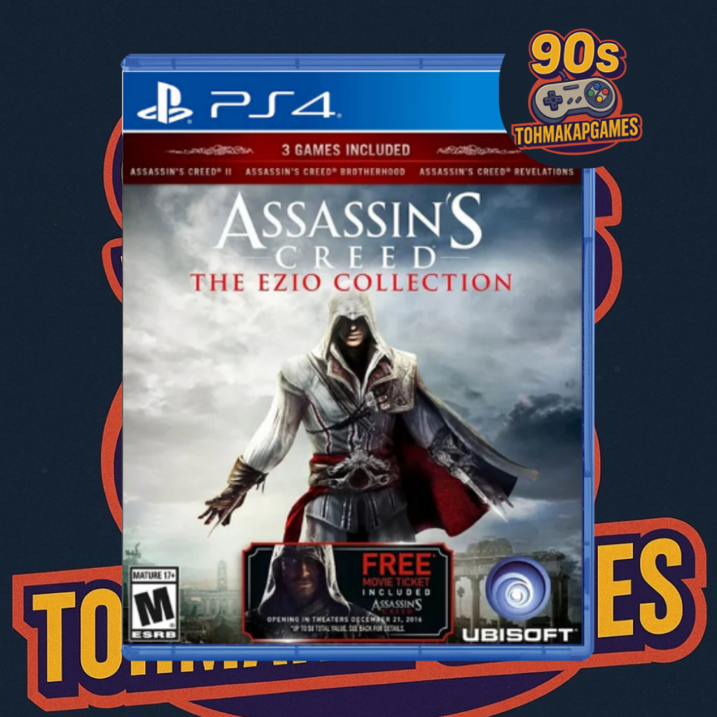 (มือ2) แผ่นเกม PS4 : Assassin's Creed The Ezio Collection