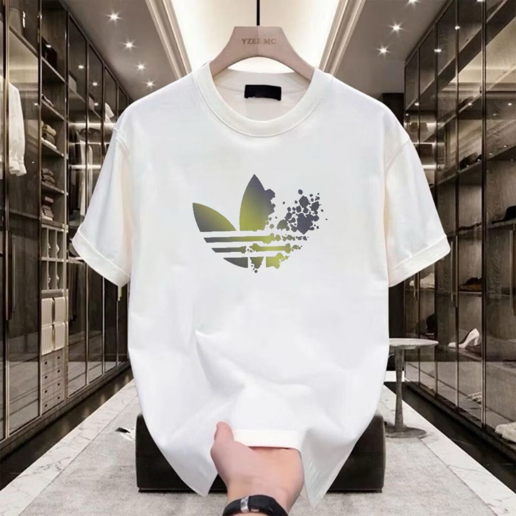 เสื้อยืดเปล่าแขนสั้น คอกลม พิมพ์ลายแฟชั่น เสื้อยืดดำ ขาว มีไซส์ให้เลือก งานคุณภาพ ส่งจากไทย CE001-81