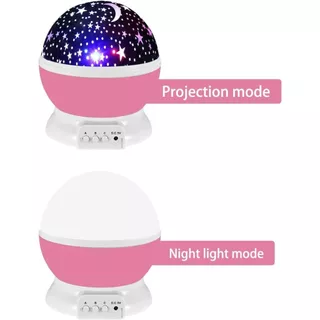 ไฟตกแต่ง รูปดาว หมุนได้ LED RGB โปรเจคเตอร์หลากสีสำหรับห้องนั่งเล่นและโคมไฟบรรยากาศข้างเตียง