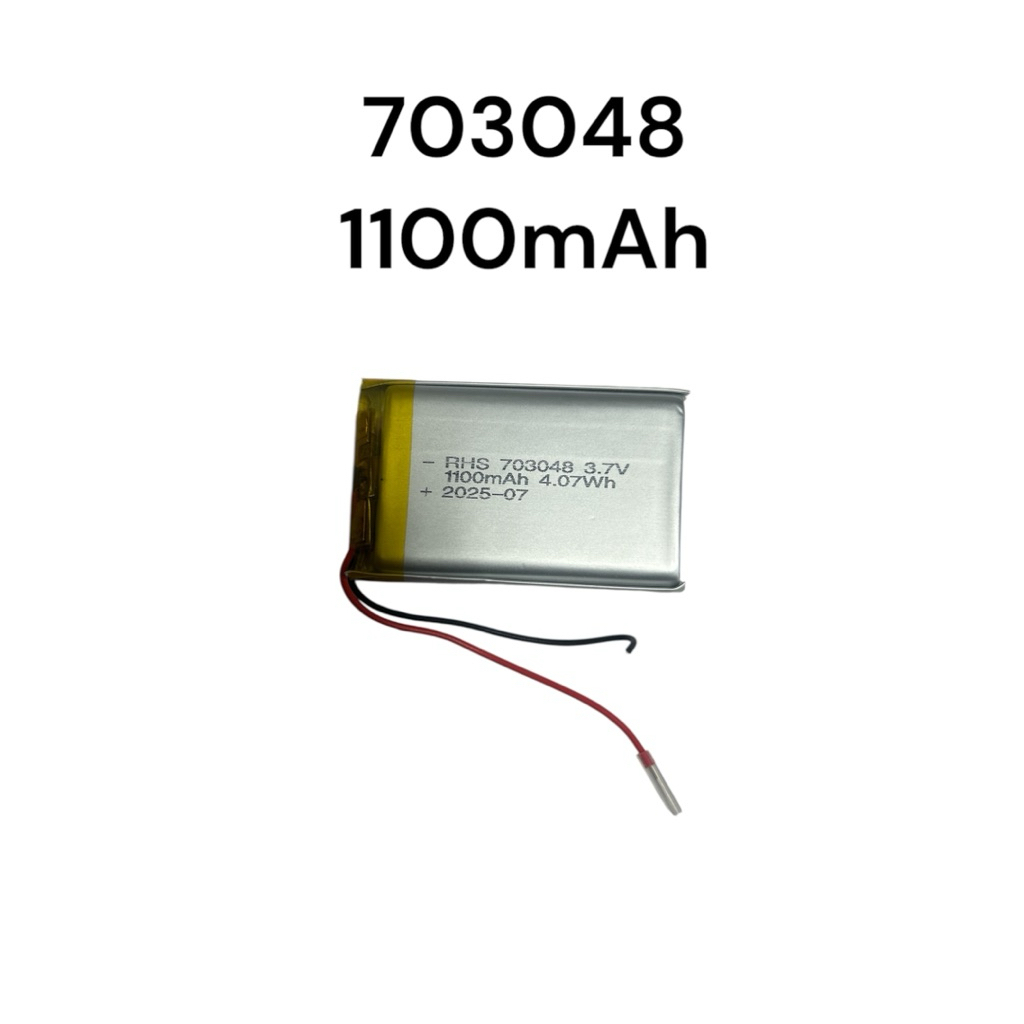 703048 1100mAh 3.7v แบตเตอรี่ กล้องติดรถยนต์ MP3 MP4 Stere ลำโพง บูลทูร DIY