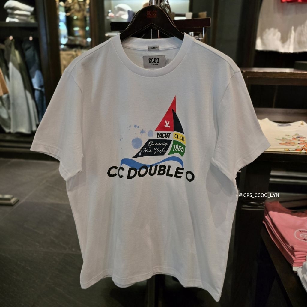 🛍 เสื้อยืด CC DOUBLE O CCOO ผู้ชาย คอลใหม่ล่าสุด ของแท้💯% จัดส่งพร้อมถุงShop