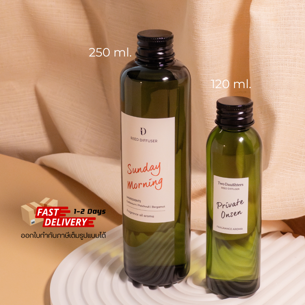 น้ำหอมเข้มข้นสำหรับ รีฟิลก้านไม้อโรม่า และน้ำหอมรถยนต์ Refill Diffuser กลิ่นโรงแรมหรู 250,120 ml