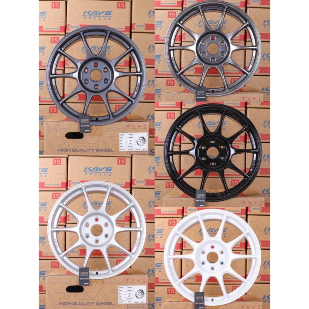ล้อTC105X 18*8.5. ET40. 6รู/114.3 (รุ่นนาวาร่า) (งานKAYS)🏁