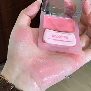 O-14 บลัชออน เนื้อครีม Blush Cream ตลับสี่เหลี่ยม แถมพัฟ สีสวยฉ่ำวาว สุขภาพดี