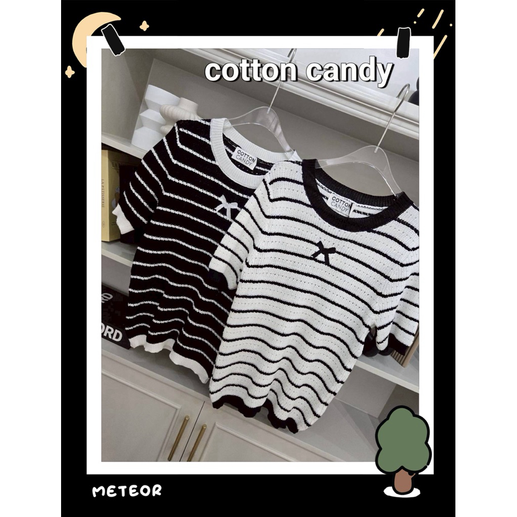 #Cotton Candy🍭เสื้อทอพรีเมี่ยม New  Nitty korea