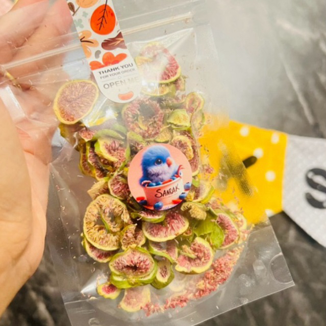 มะเดื่อฝรั่ง Fig BNR (Bordissot Negra Rimada) อบแห้งธรรมชาติ ไม่ปรุ่งแต่ง สำหรับนก