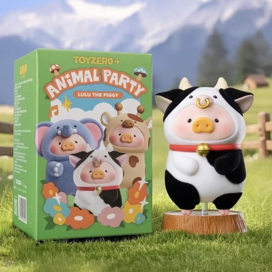 [เช็คการ์ด] LULU The Piggy Animal Party - Moo (วัว)